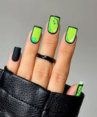 Press on Nails, Halloween European square nail art pieces with European and American comics ins style foreign trade wearing nails.