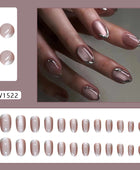 Cat Eye Fake Nails, Nail Art Designs, Nail Art Appliques, Exterior Nail Art Appliques