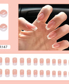 Press on Nails, French Style Fake Nails, Basic Press on Nails