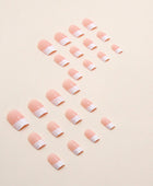 Press on Nails, French Style Fake Nails, Basic Press on Nails