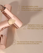 SHELOVES Sculpting Contour Dual-Color Highlight & Contour Bronzer Stick 8.8g