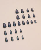 Press on Nails, Fake nails, manicure stickers, nail decals, almond nails, medium-sized European-style cat-eye decals