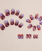 Short Luster Frozen Dyeing Ice-clear Summer Shows Whiteness American Influential Style Nail Art Applique Wearing Nail Art