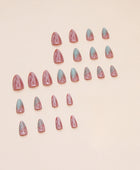 Almond Nail Gradient cat eye Press on Nails