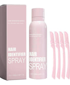 Hair Identifier Spray for Face Shaving, Skin Dermaplaning Spray for Face, Hair Identifier Spray,Suitable for All Skin and Hair