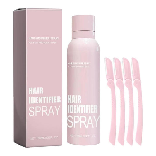 Hair Identifier Spray for Face Shaving, Skin Dermaplaning Spray for Face, Hair Identifier Spray,Suitable for All Skin and Hair