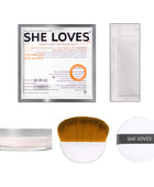 SHELOVES Clear & Silky Fixed Waterproof Makeup Powder 10g