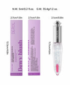 Derol Blush Rouge Color Changing Liquid Blush Oil for Cheek and Lips Tint Rubor Lip Gloss Multi Use