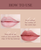 Derol Inspiration Muse Velvet Matte Lippie Pencil Lip Liner 0.6g