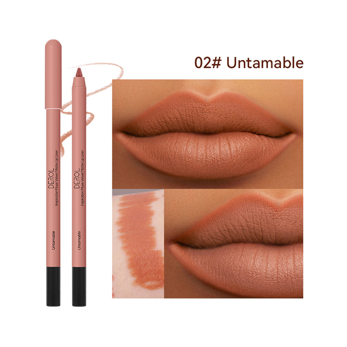 Derol Inspiration Muse Velvet Matte Lippie Pencil Lip Liner 0.6g
